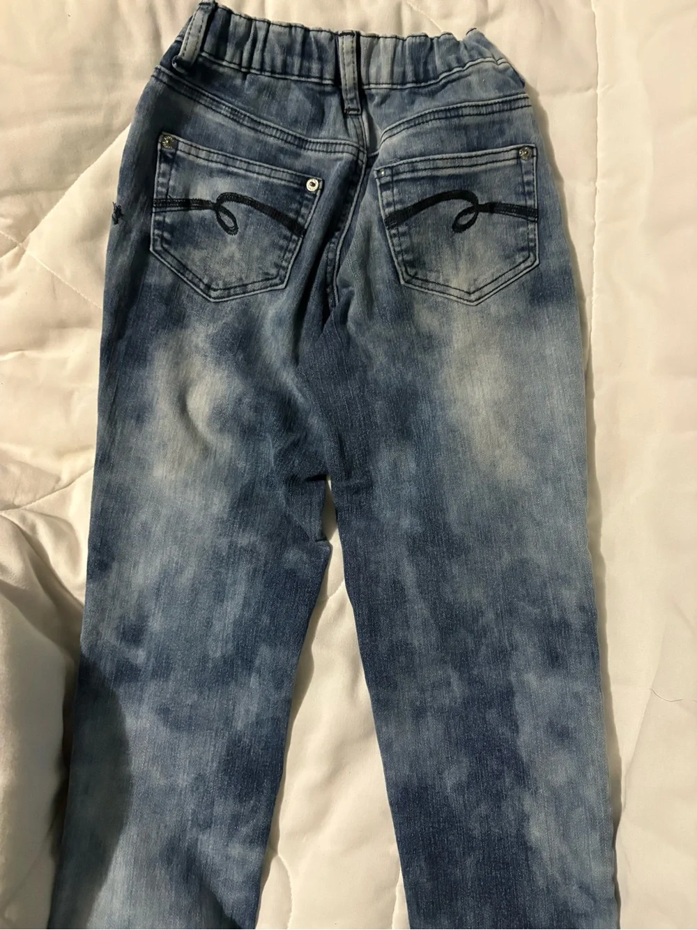 Justice Girls' Denim Jeans - Light Wash & Dark Wash Blue